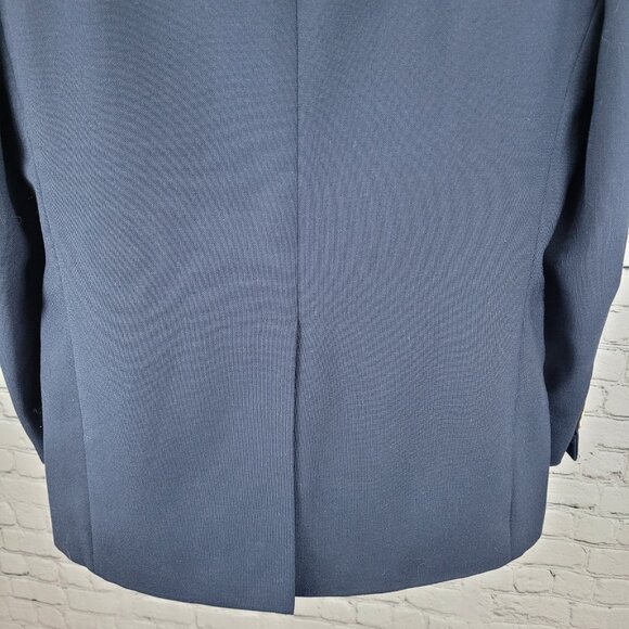 Trophy Club Navy 2 Gold Button Single Vented Notch Blazer Sport Coat 43R - Picture 10 of 15